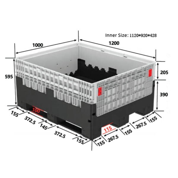 Collapsible Plastic Pallet Crates - Image 5