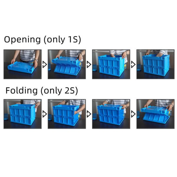 CKXS403031W  Plastic Folding Crate - Image 8